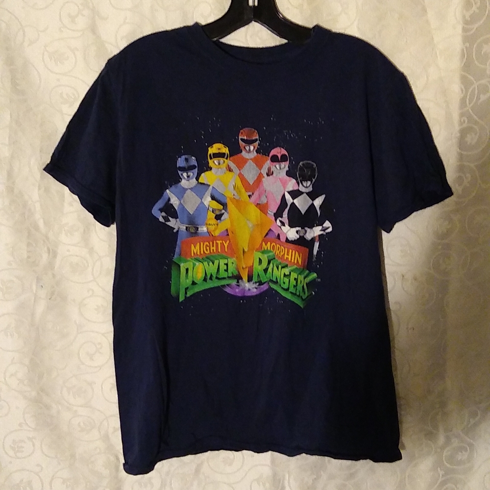 Men's medium mighty Morphin power rangers t shirt